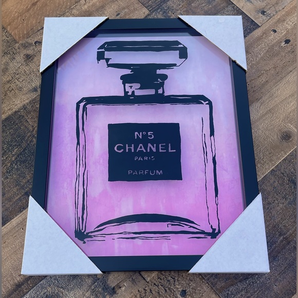 COCO CHANEL N°5 Fragrance Fashion ShadowBox Print Fairchild Paris - Picture 3 of 4